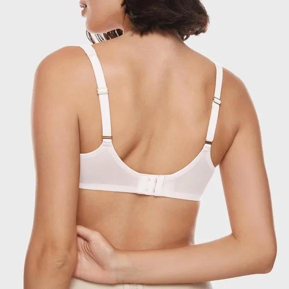 NWT Mesh Balconette Underwire Unlined Coconut White Sheer Bra Size 34DD - Picture 5 of 8